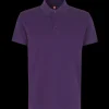 ID T-Shirts^stretch herre poloshirt lilla str. 2XL