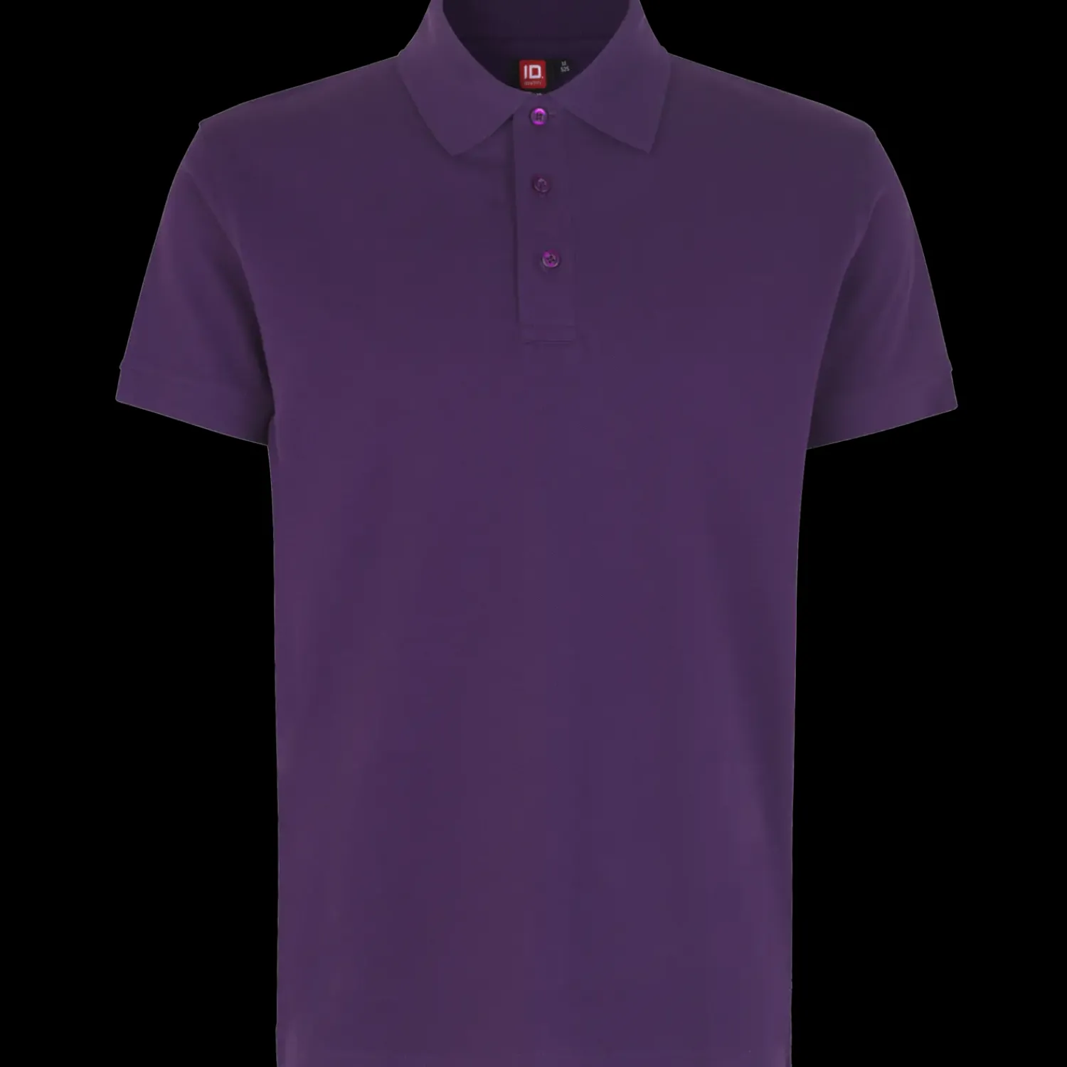 ID T-Shirts^stretch herre poloshirt lilla str. 2XL