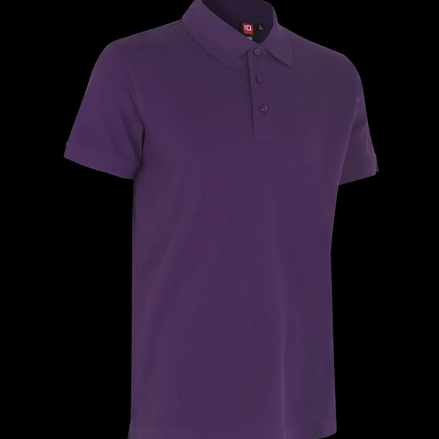 ID T-Shirts^stretch herre poloshirt lilla str. 2XL