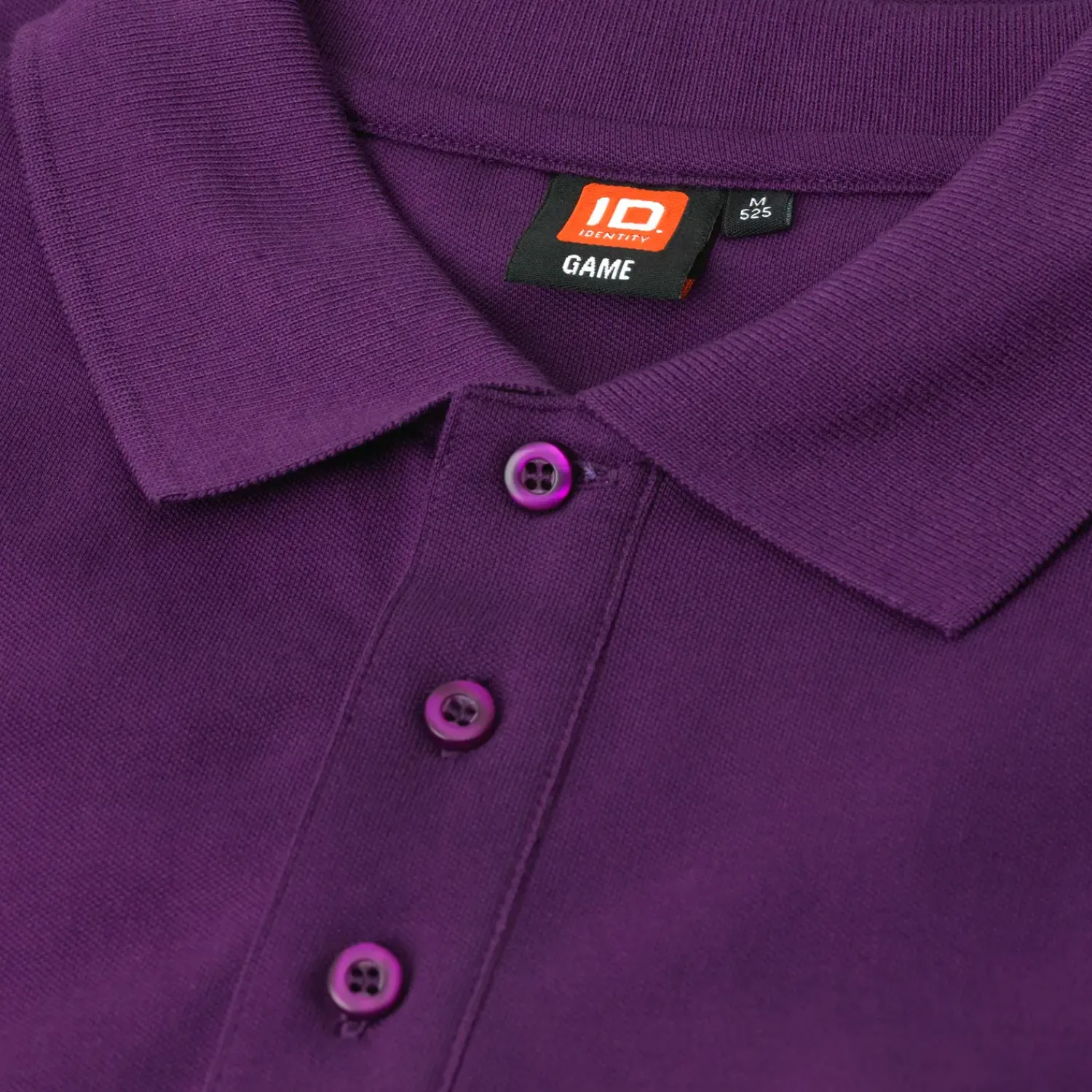 ID T-Shirts^stretch herre poloshirt lilla str. 2XL