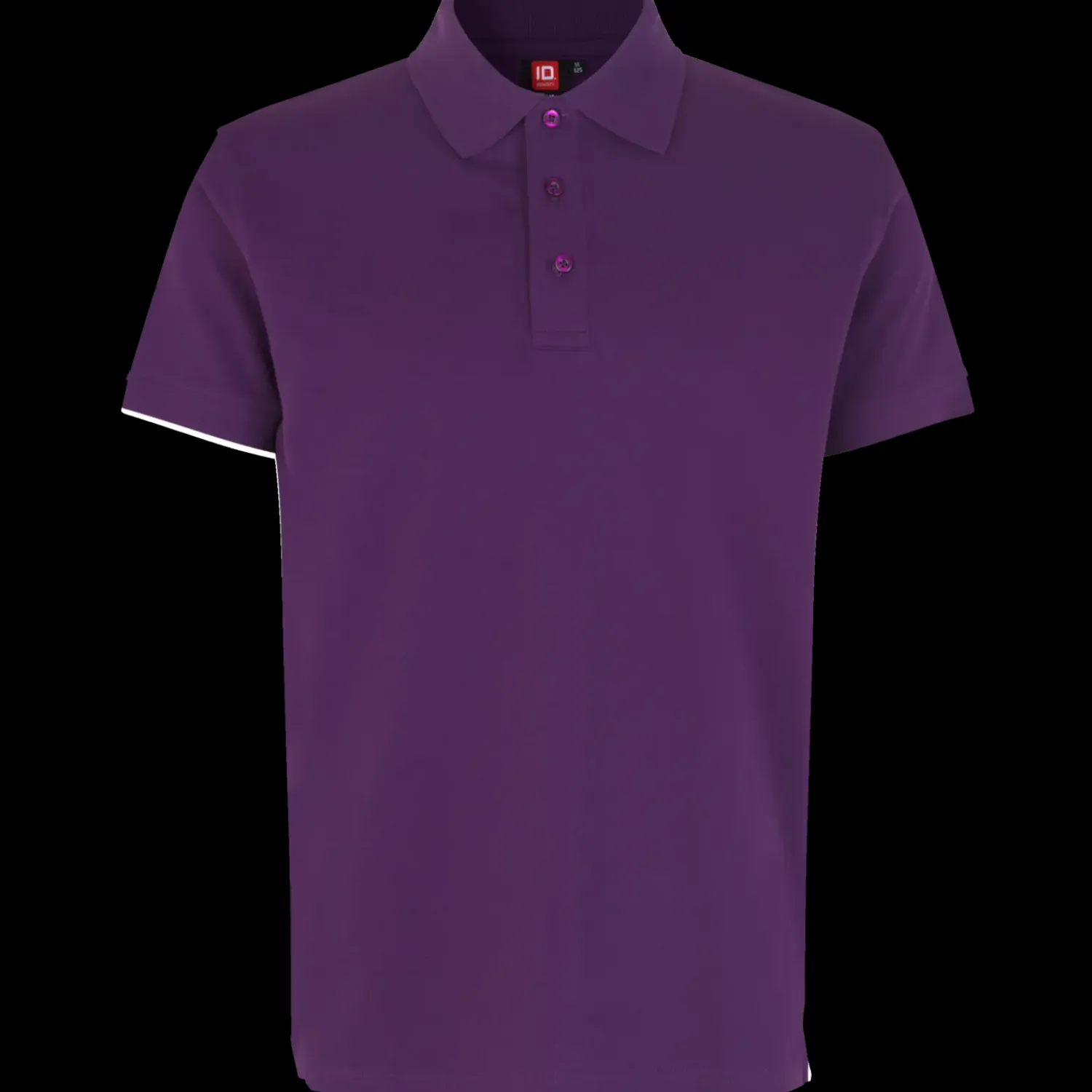 ID T-Shirts^stretch herre poloshirt lilla str. 2XL