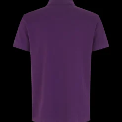 ID T-Shirts^stretch herre poloshirt lilla str. 2XL
