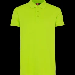 ID stretch herre poloshirt lime str. 2XL