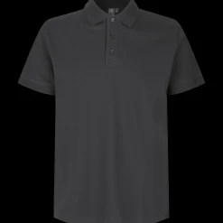 ID T-Shirts^stretch herre poloshirt koks grå str. 2XL