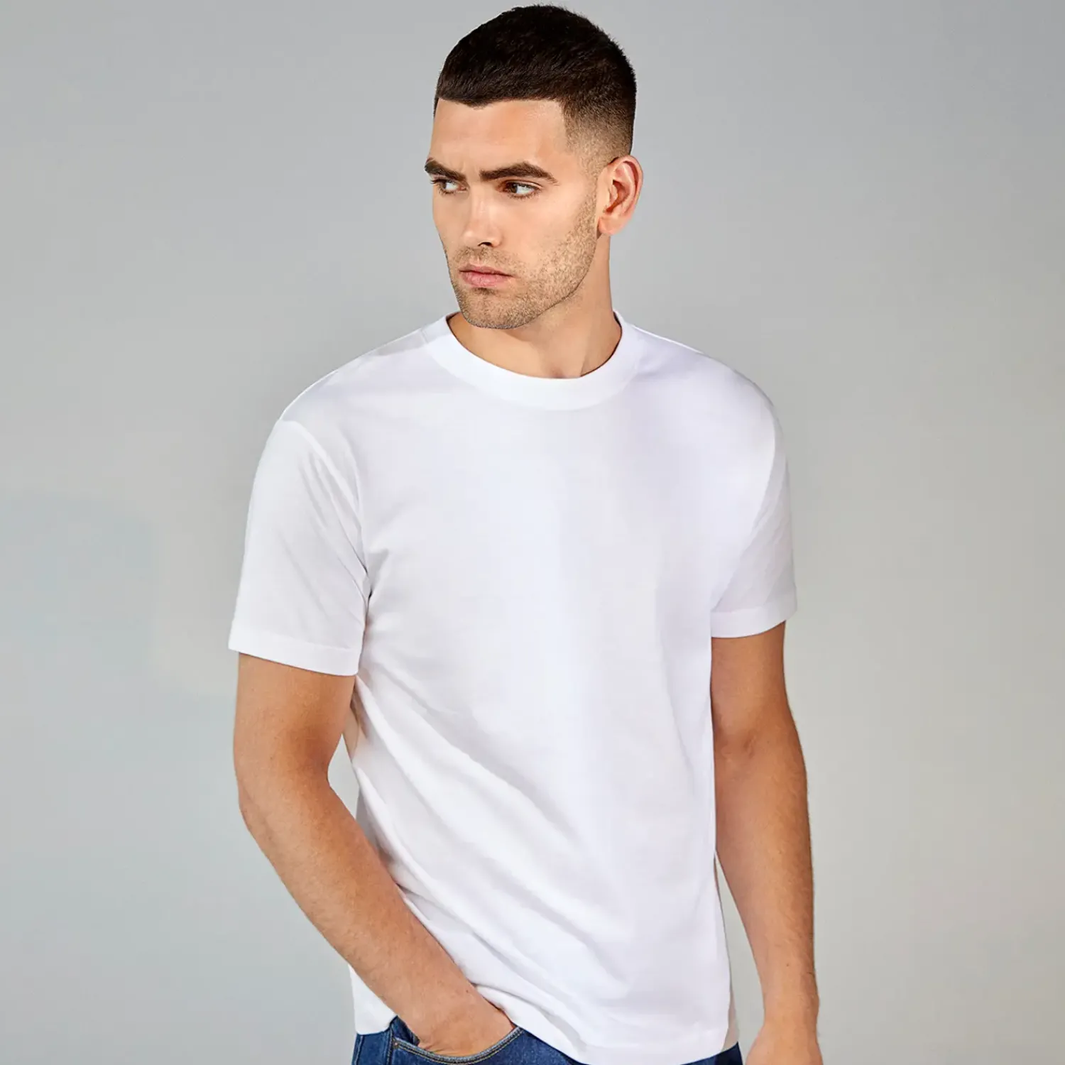 ID T-Shirts^T-time herre t-shirt hv str. 2XL