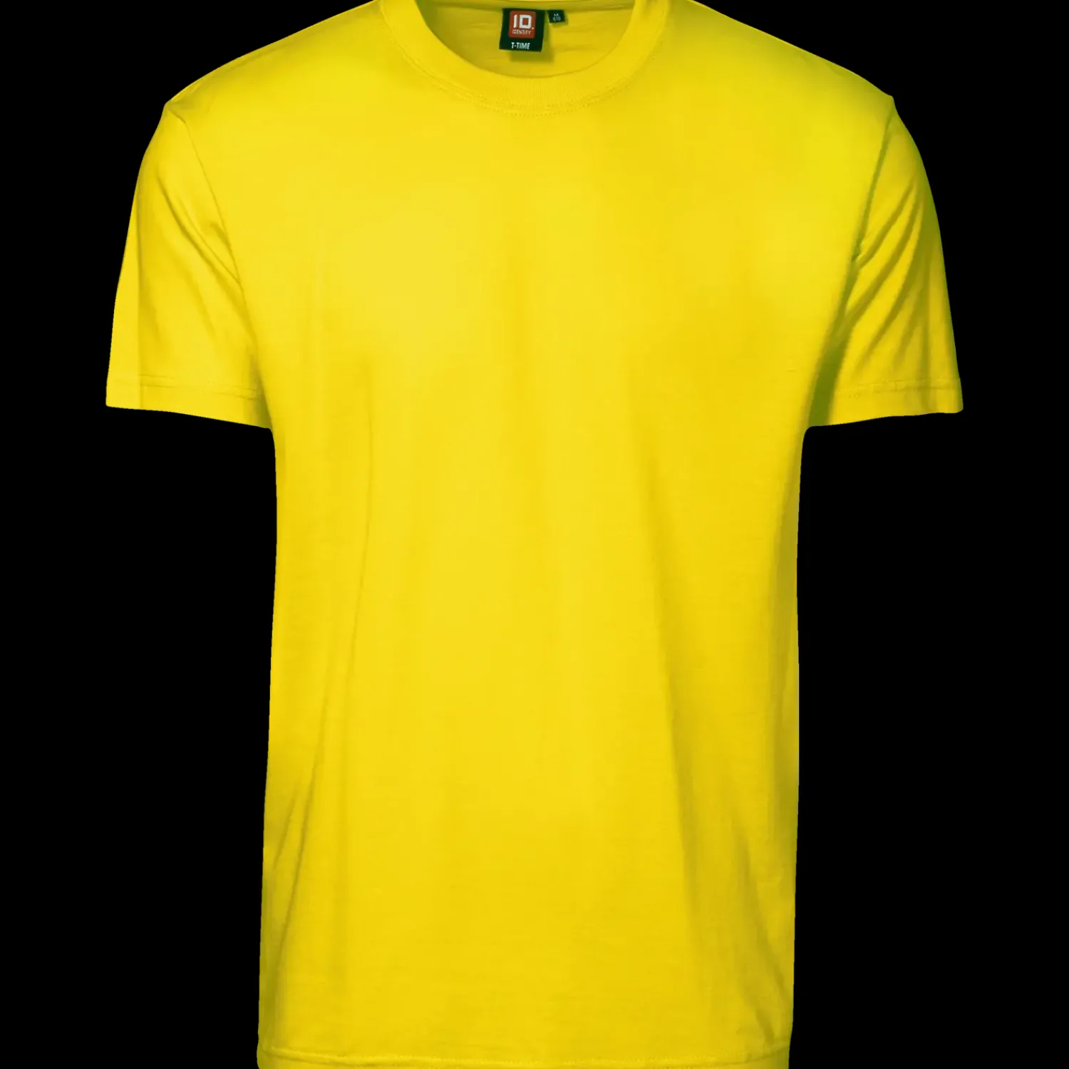 ID T-Time t-shirt kortærmet gul str. 2XL