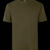 Clearance ID T-Time t-shirt kortærmet oliven str. L