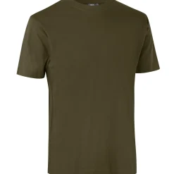 Clearance ID T-Time t-shirt kortærmet oliven str. L