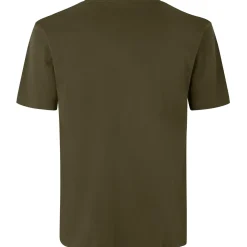Clearance ID T-Time t-shirt kortærmet oliven str. L