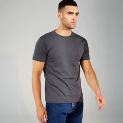 ID T-Shirts^T-Time t-shirt kortærmet koks grå str. 2XL