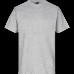 New ID T-Time t-shirt kortærmet grå melange str. L