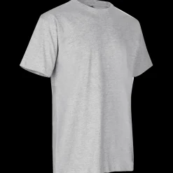 New ID T-Time t-shirt kortærmet grå melange str. L