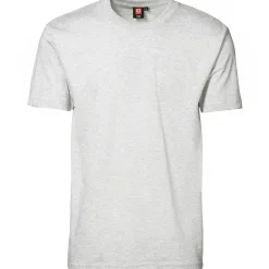 Online ID T-Time t-shirt kortærmet snow melange str. L