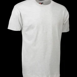 Online ID T-Time t-shirt kortærmet snow melange str. L