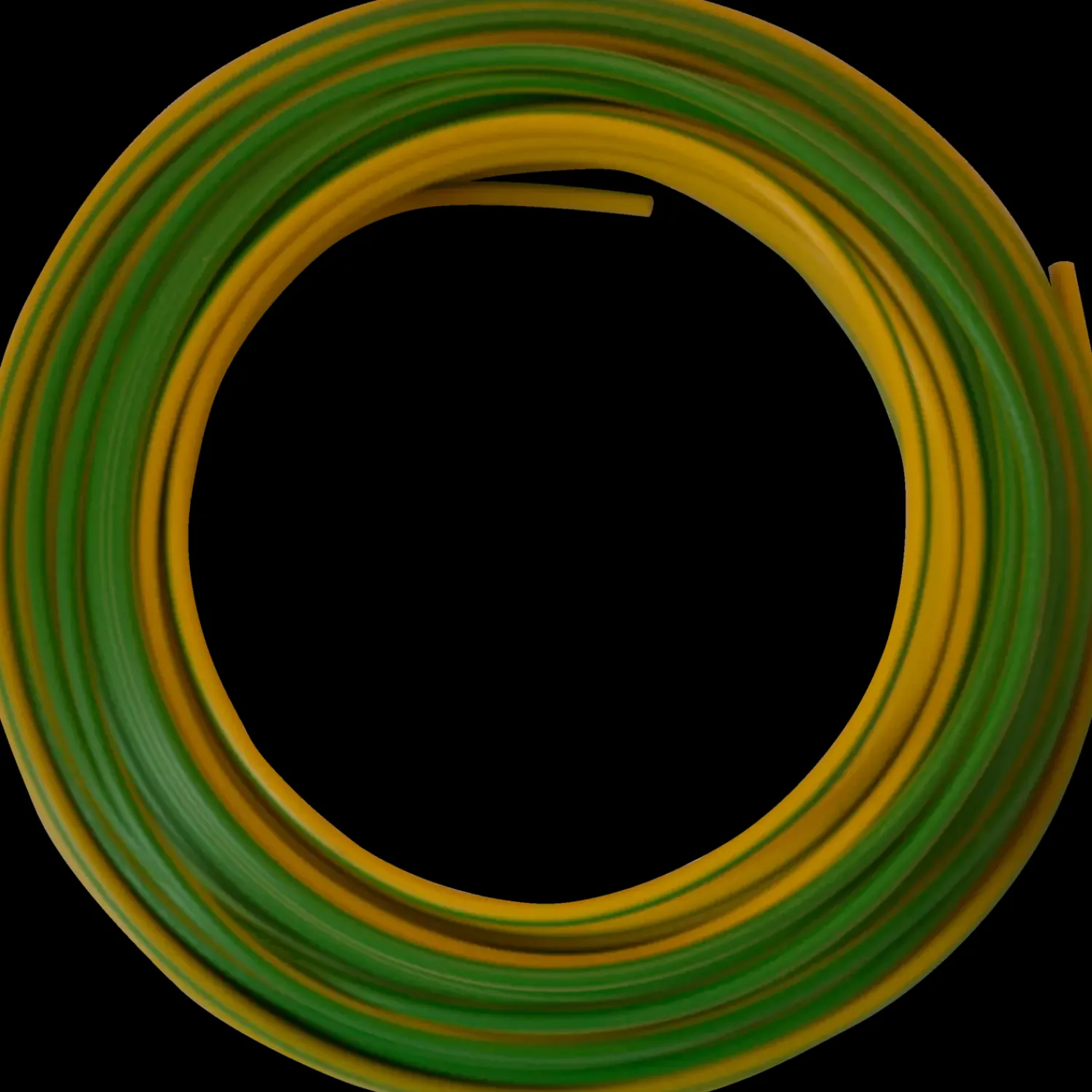 Kabler Og Ledninger^Installationsledning 10m grøn/gul