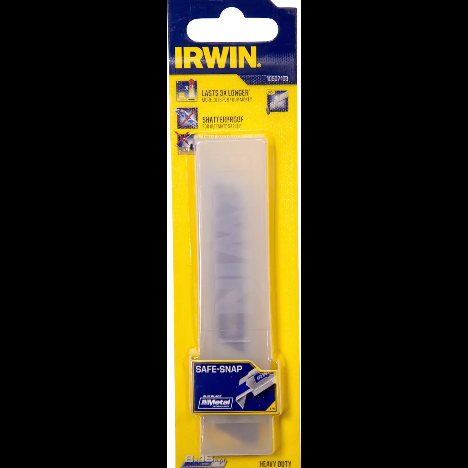 Irwin knæk-af knivblad bimetal 18 mm 8 stk/pk