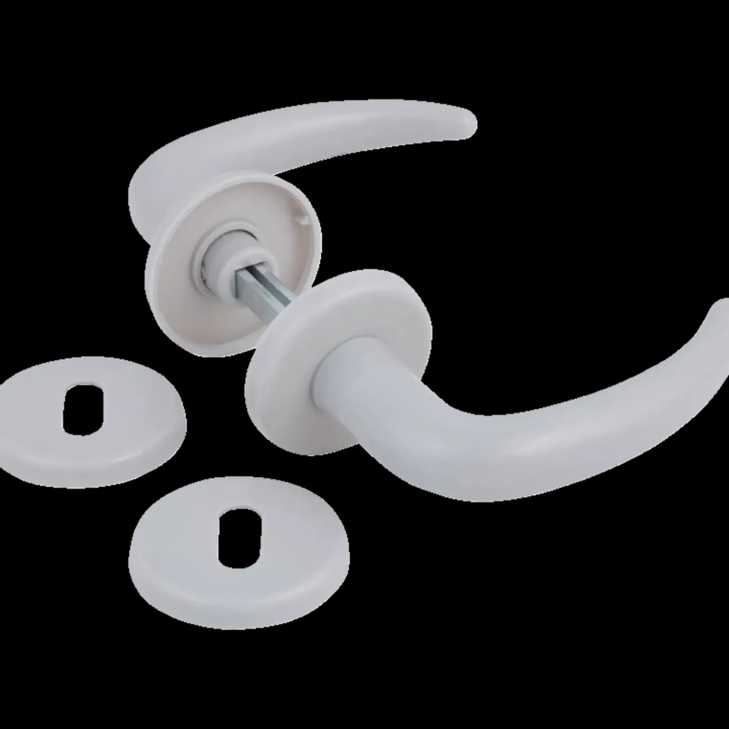 Jasa Greb^dørgreb Coupe grå plast