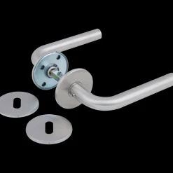 Discount Jasa dørgreb L-form 19 mm m/blødt hjørne rustfrit stål