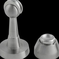 Jasa Tilbehør Døre Og Vinduer^dørstopper m/magnet 75 mm børstet stål