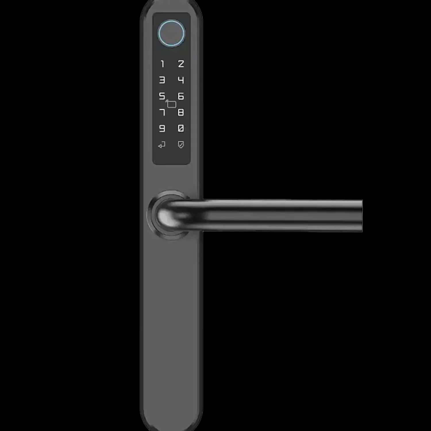 Tilbehør Døre Og Vinduer^Jasa GUARD elektronisk dørlås sort smal