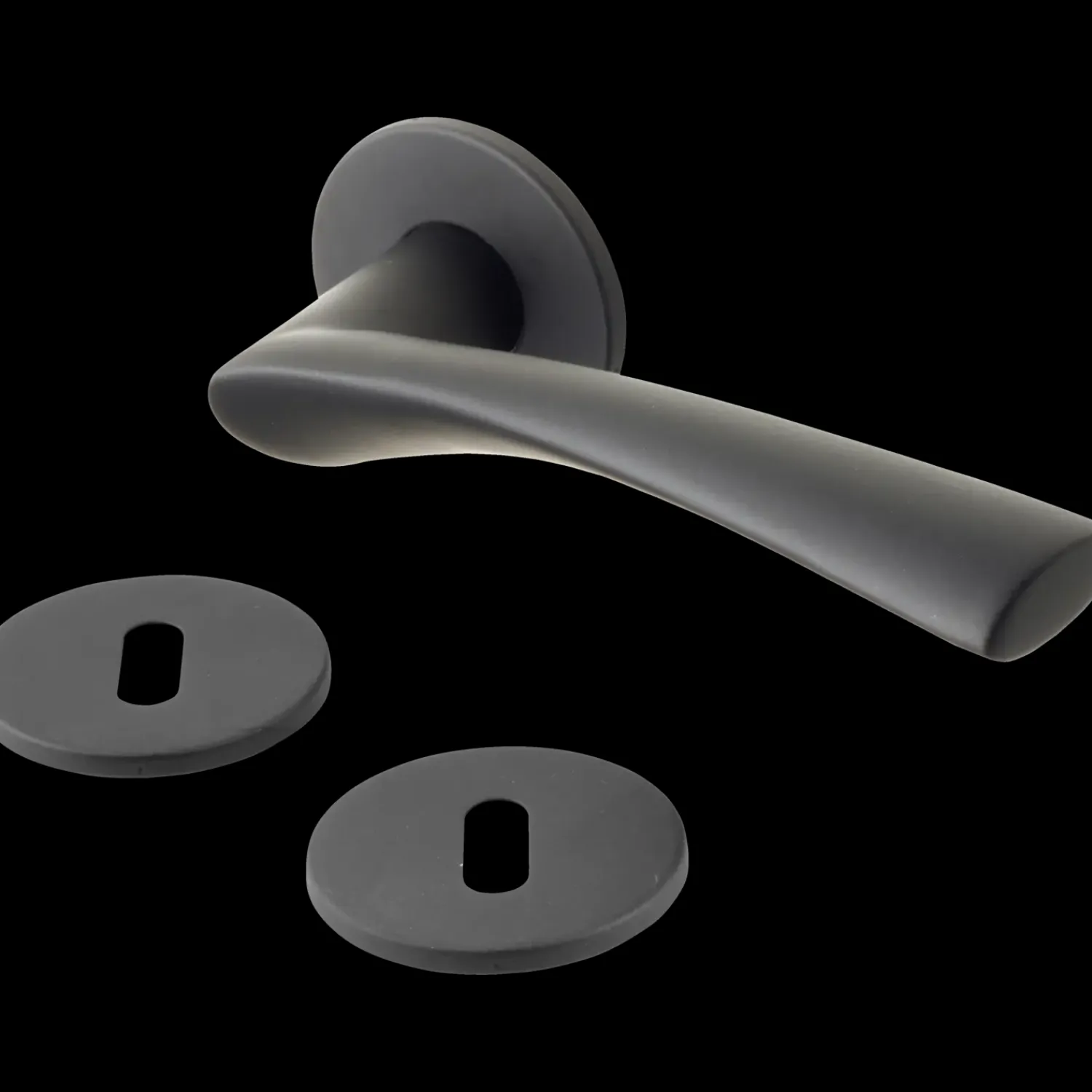 Outlet Jasa Saturn dørgreb m/nøgleskilt 30 mm sort