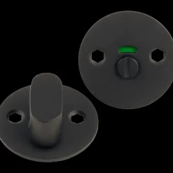 Jasa Låsekasser, Cylindre Og Dørbeslag^toiletbesætning Ø50x2 mm sort