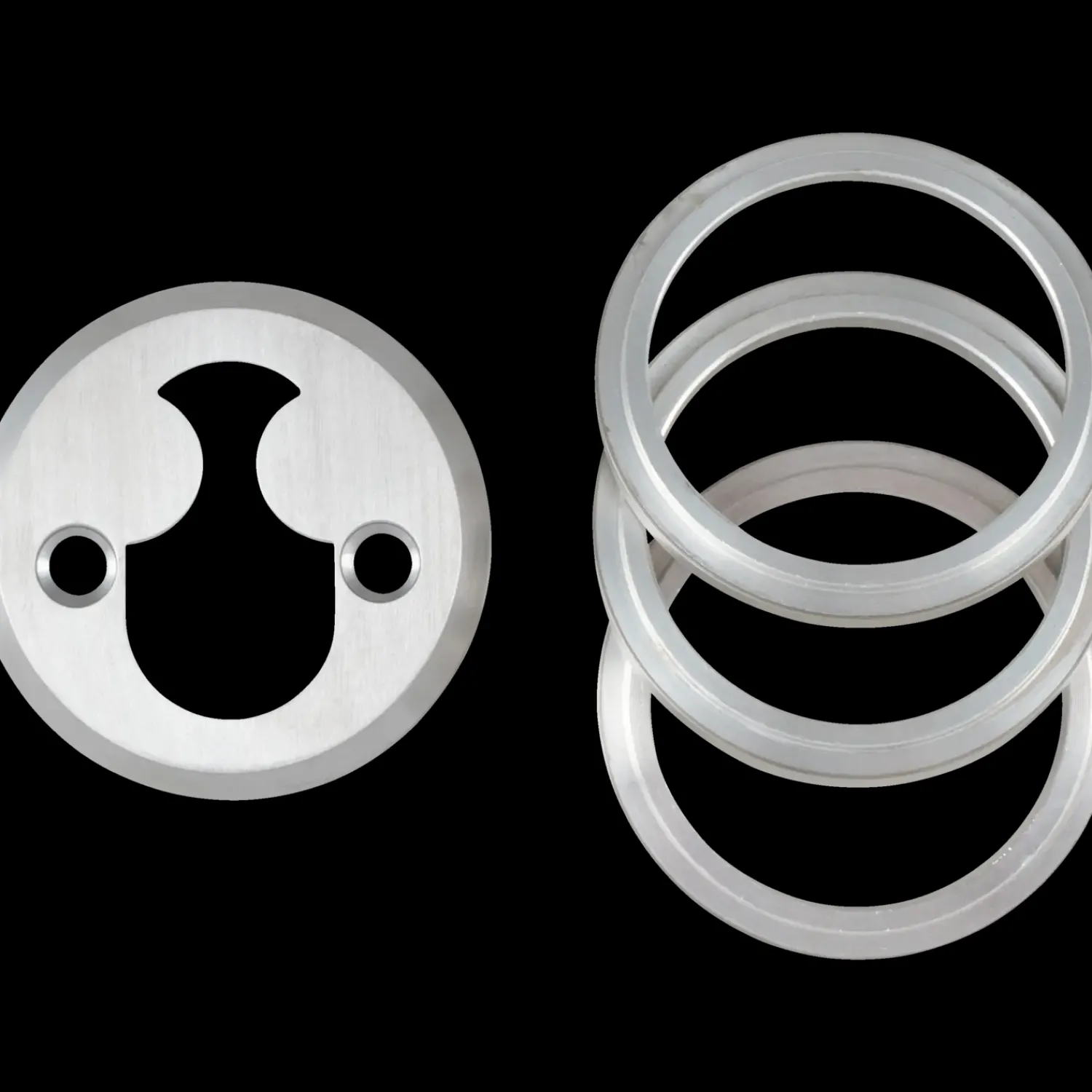 Jasa Låsekasser, Cylindre Og Dørbeslag^universal oval cylinderring 6-21 mm indvendig stål