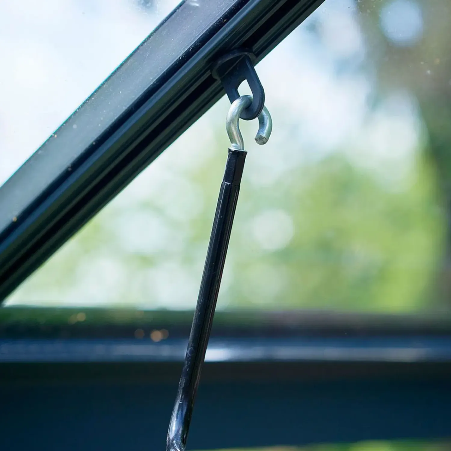 Juliana Drivhusindretning^hylde 150x15 cm sort