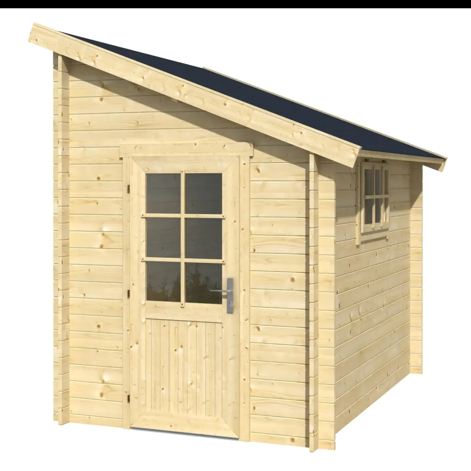 Clearance Jura redskabsskur med enkeltdør og vindue, 4,7 m²