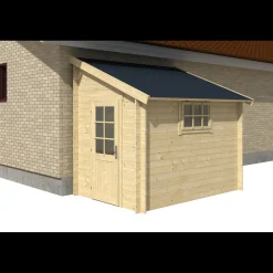 Clearance Jura redskabsskur med enkeltdør og vindue, 4,7 m²