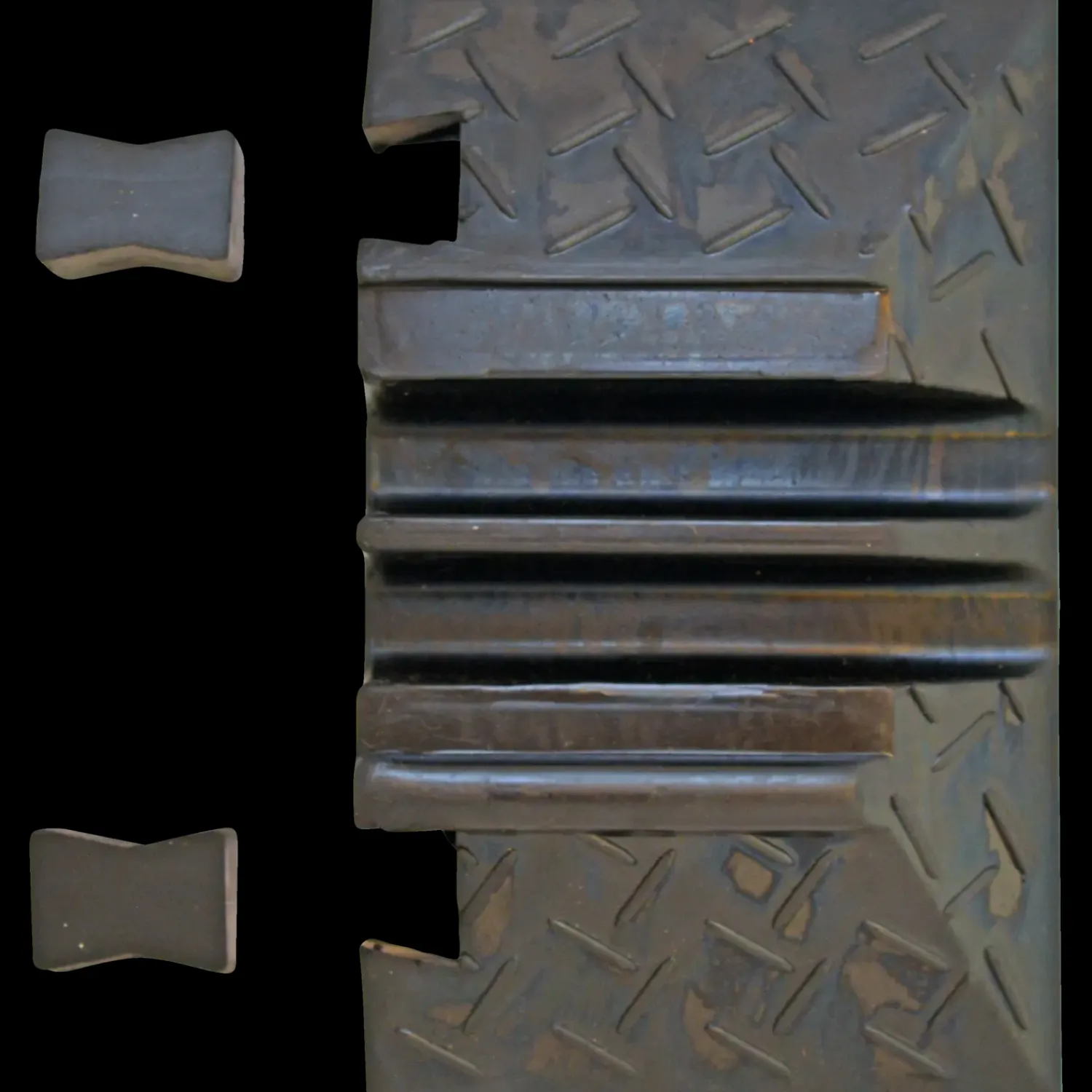 Kabler Og Ledninger^Kabelafdækning endestykke til 2 kanaler sort/gul