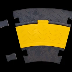 Best Kabelafdækning vinkel sort/gul