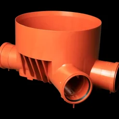 Kaczmarek Brønde Og Dræn^315 PP gennemløbsbrønd type 4 med pakning Ø110 mm