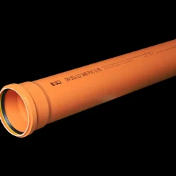 Kaczmarek Kloakrør^PVC-U SN8 afløbsrør 110 x 1000 mm