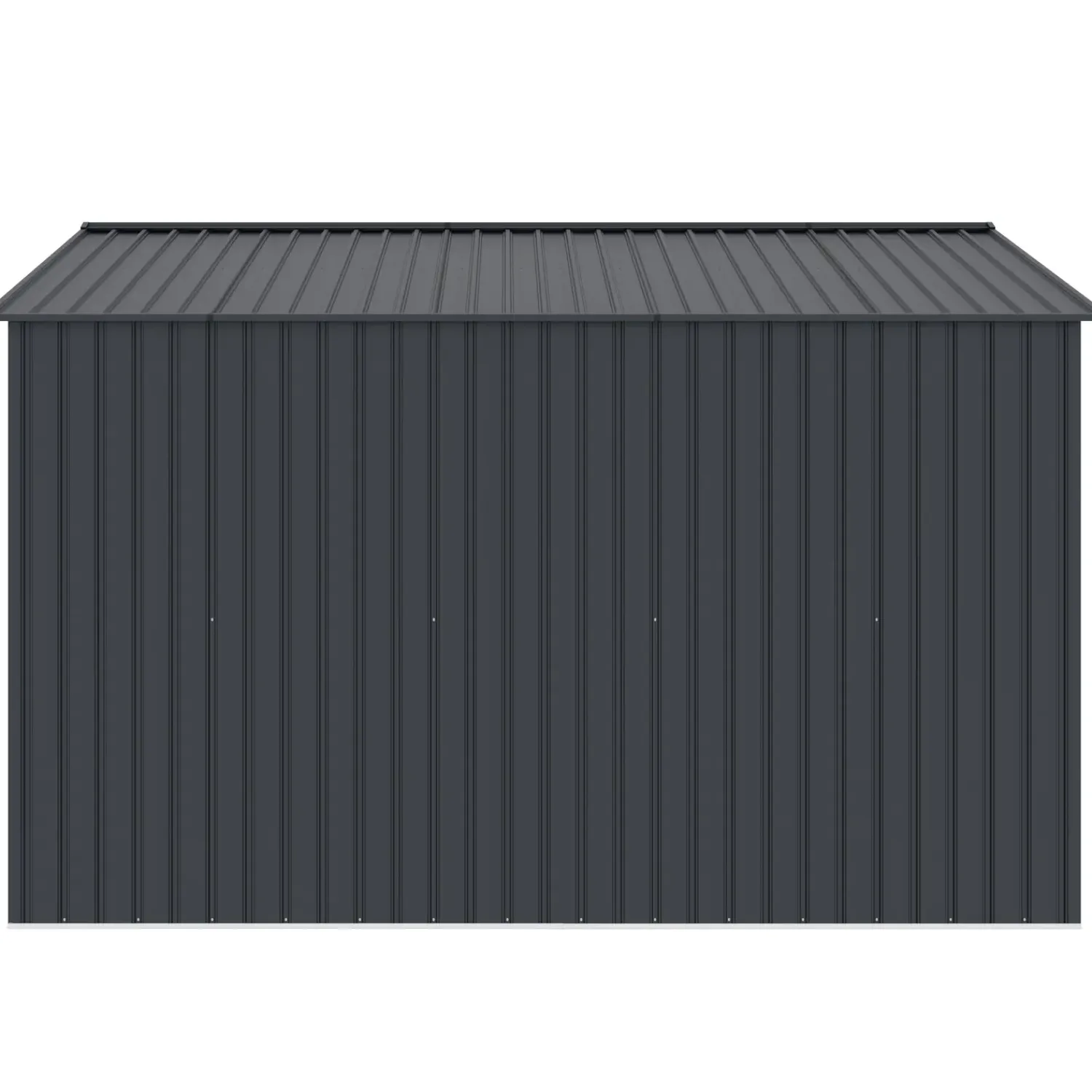 Redskabsskure I Stål^Kenneth redskabsskur med dobbeltdør, 10,84 m²