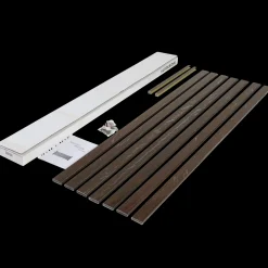 Kirkedal Hegnsbrædder|Tilbehør Til Hegn^Alu Design Panel 635x1800 mm smoked oak