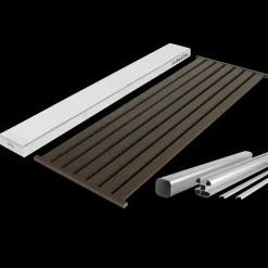 Kirkedal Alu Design Panel 635x1800 mm smoked oak forlængersæt