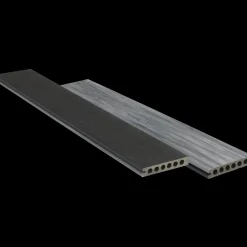 Kompositbrædder^Kirkedal Heimdal terrassebrædder sort/grå 22x130x6000 mm