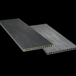 Kompositbrædder^Kirkedal Heimdal terrassebrædder sort/grå 22x130x6000 mm