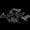 Kirkedal Diverse Skruer^"solid" T-clips 40x50 mm sort