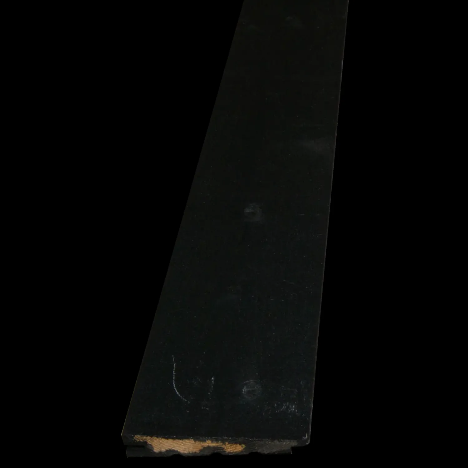 Klinkbeklædning^Klinkbekædning gran m/fer og not 25x150 mm (22x145) x 3,6M sortmalet