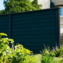 Hegnsbrædder^Klinkbeklædning gran 32 x 150 mm høvlet, grundmalet sort 177 cm