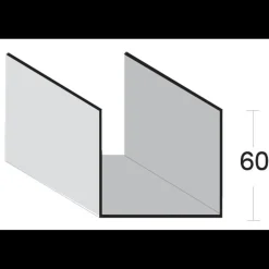 Hot Knauf forstærkningsskinne 1,5x70x3600 mm