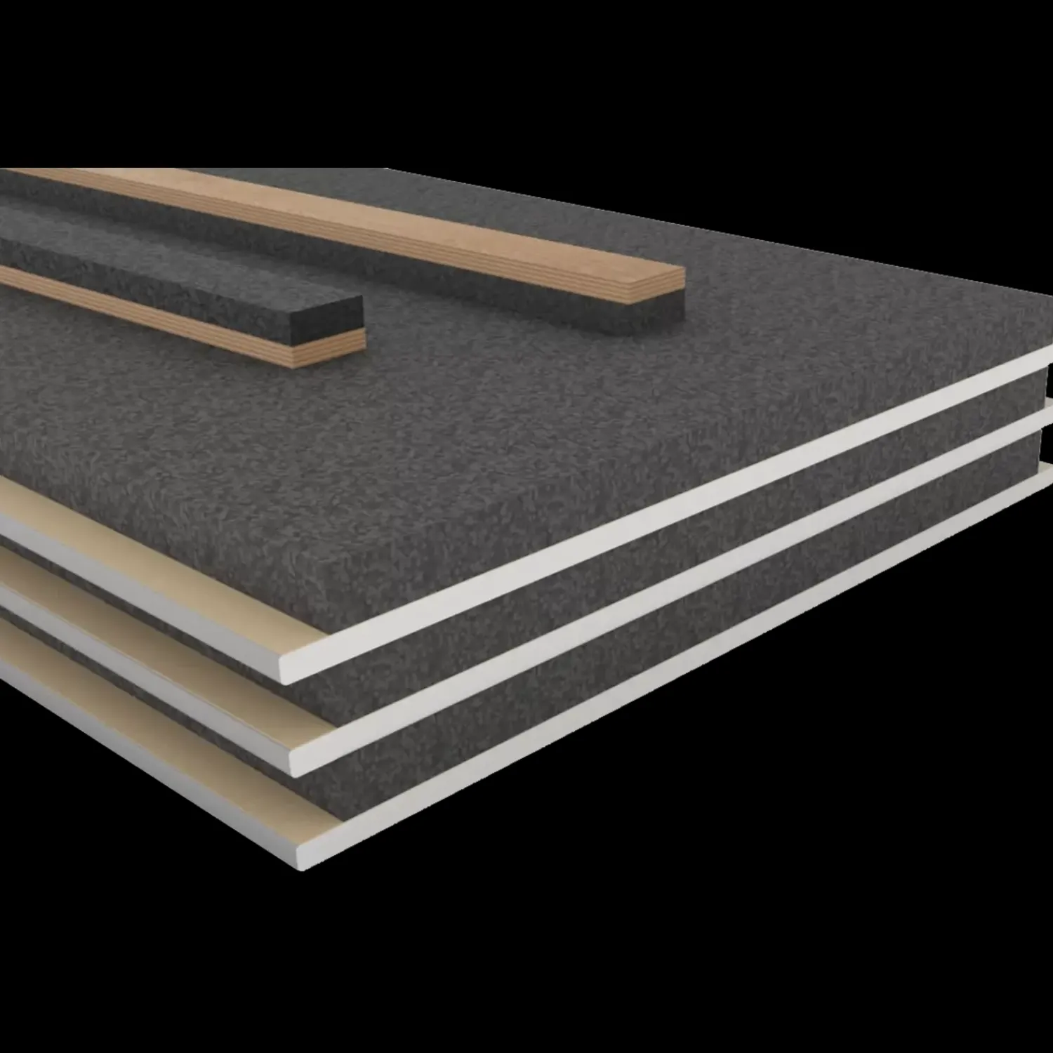 Knauf Gipsplader^varmvæg isoleret gipsplade 45x600x2500 mm