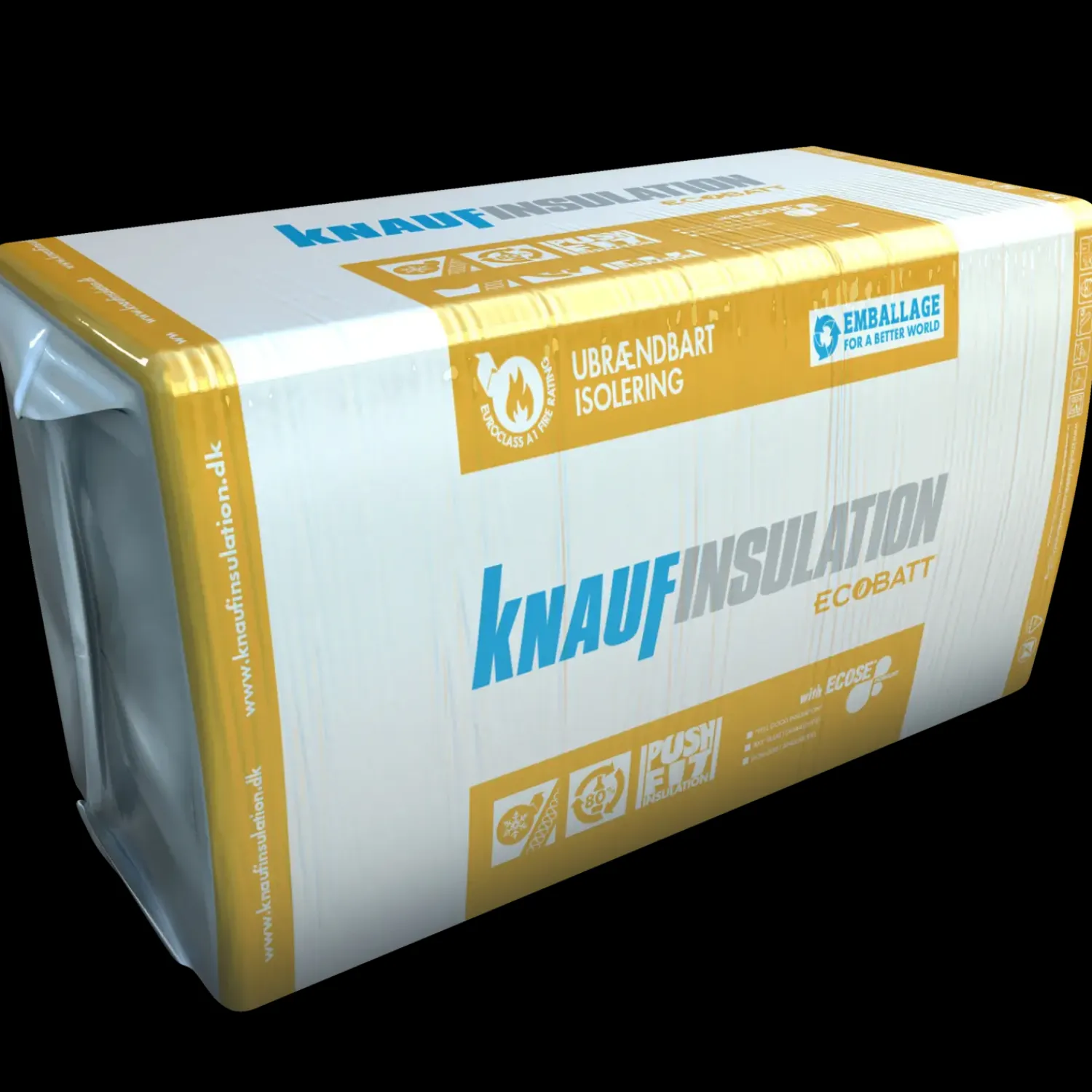 Glasuld^Knuaf EcoBatt 34 insulation murfilt 190x600x1200 mm