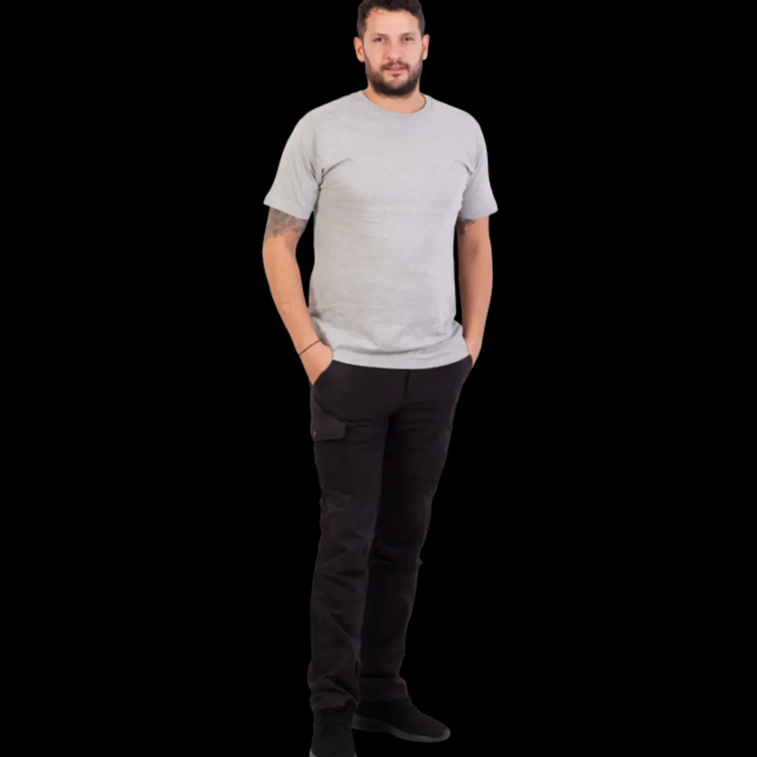 T-Shirts^KPH Goss t-shirt str. S melange