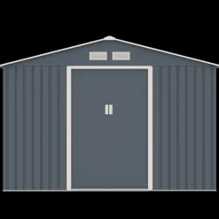 Redskabsskure I Stål^Lasse redskabsskur med dobbeltdør, 5,3 m²