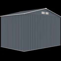 Redskabsskure I Stål^Lasse redskabsskur med dobbeltdør, 5,3 m²