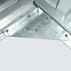 Redskabsskure I Stål^Lasse redskabsskur med dobbeltdør, 5,3 m²