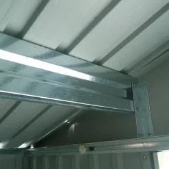 Redskabsskure I Stål^Lasse redskabsskur med dobbeltdør, 5,3 m²